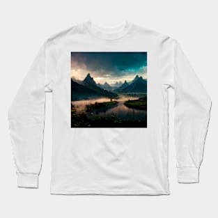 Evening in Gulin Long Sleeve T-Shirt